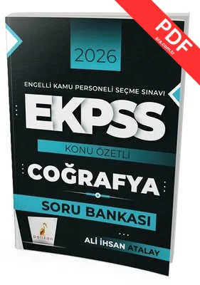 2026 E-KPSS Coğrafya Konu Özetli Soru Bankası