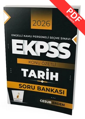 2026 E-KPSS Tarih Konu Özetli Soru Bankası