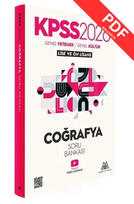 2026 KPSS Coğrafya Soru Bankası