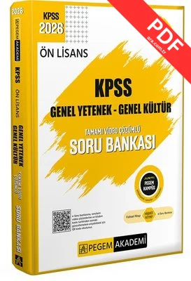 2026 KPSS Ön Lisans Soru Bankası Genel Yetenek Genel Kültür Tamamı Video Çözümlü