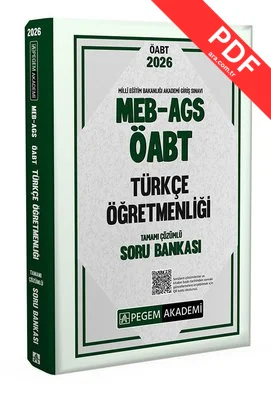2026 MEB AGS ÖABT Türkçe Öğretmenliği Tamamı Çözümlü Soru Bankası