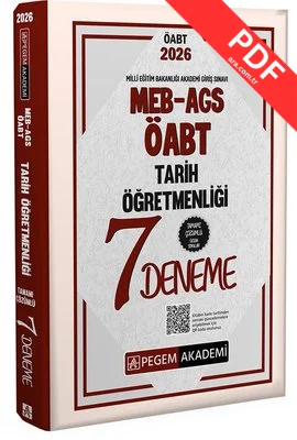 2026 MEB AGS ÖABT Tarih Öğretmenliği Tamamı Çözümlü 7 Deneme