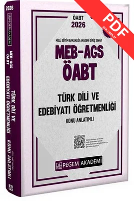 2026 MEB AGS ÖABT Türk Dili ve Edebiyatı Öğretmenliği Konu Anlatımlı