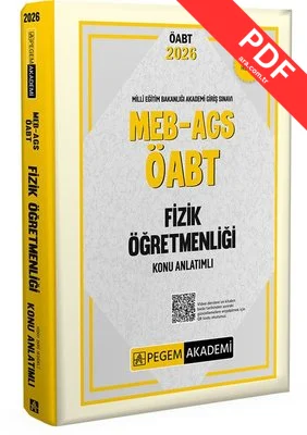 2026 MEB AGS ÖABT Fizik Öğretmenliği Konu Anlatımlı