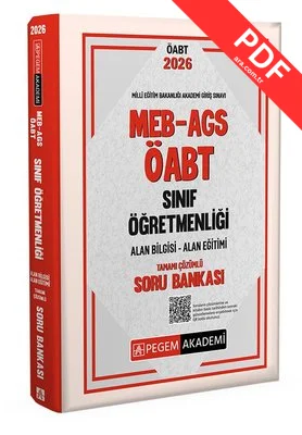 2026 MEB AGS ÖABT Sınıf Öğretmenliği Tamamı Çözümlü Soru Bankası