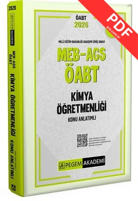 2026 MEB AGS ÖABT Kimya Öğretmenliği Konu Anlatımlı
