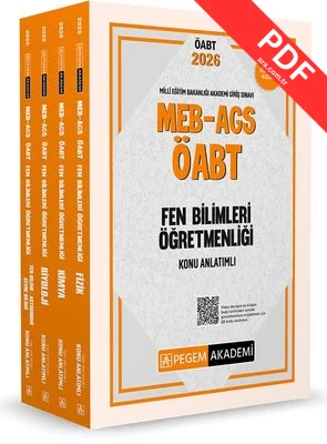 2026 MEB AGS ÖABT Fen Bilimleri Öğretmenliği Konu Anlatımlı Modüler Seti - 4 Kitap Takım