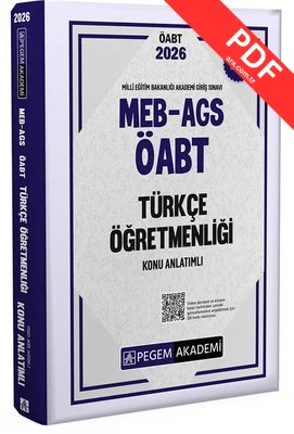 2026 MEB AGS ÖABT Türkçe Öğretmenliği Konu Anlatımlı