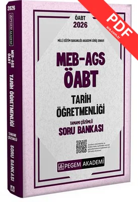 2026 MEB AGS ÖABT Tarih Öğretmenliği Tamamı Çözümlü Soru Bankası