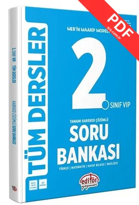 2.Sınıf VIP Tüm Dersler Soru Bankası-Karekod Çözümlü