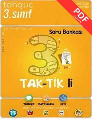 3. Sınıf Taktikli Soru Bankası PDF indir