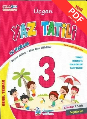 3. Sınıf Yaz Tatili PDF indir