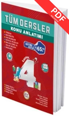 4. Sınıf Tüm Dersler Çalışma Defterim PDF indir