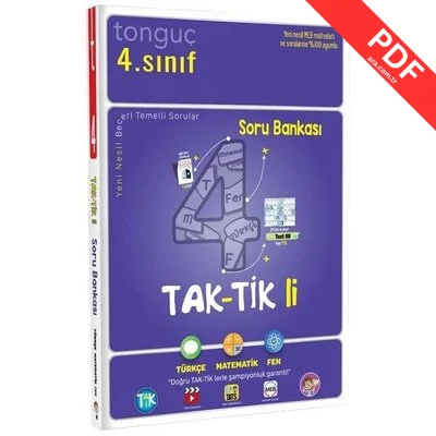 4.Sınıf Taktikli Soru Bankası PDF indir