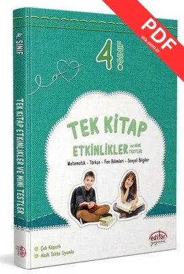 4.Sınıf Tek Kitap Etkinlikler ve Mini Testler PDF indir