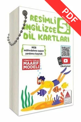 5. Sınıf Resimli İngilizce Dil Kartları