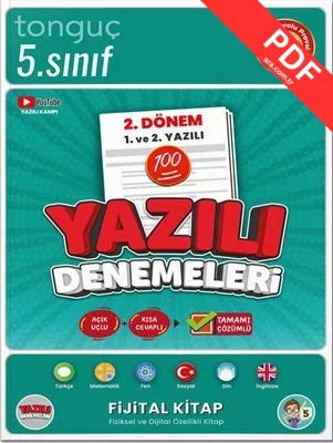 5. Sınıf Yazılı Denemeleri 2. Dönem 1 ve 2. Yazılı