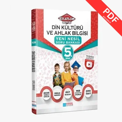 5.Sınıf Din Kültürü ve Ahlak Bilgisi Video Çözümlü Soru Bankası PDF indir