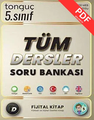 5.Sınıf Tüm Dersler Soru Bankası PDF indir