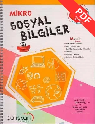 6. Sınıf Hibrit Sosyal Bilgiler Fasikül Defter PDF indir