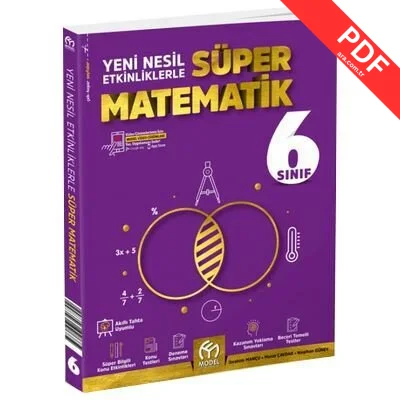 6. Sınıf Süper Matematik Soru Bankası PDF indir