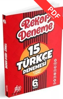 6. Sınıf Türkçe Rekor Deneme PDF indir