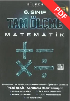6.Sınıf Matematik Tam Ölçme PDF indir