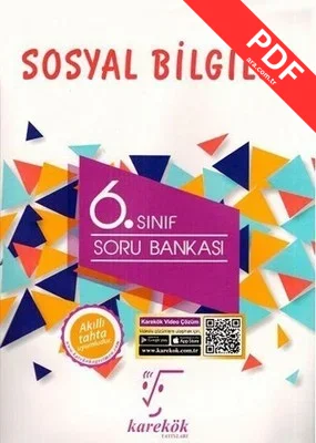 6.Sınıf Sosyal Bilgiler Soru Bankası PDF indir
