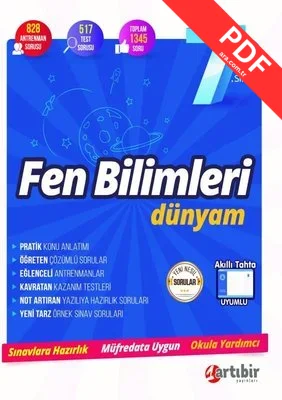 7. Sınıf Fen Bilimleri Süper Soru Kitabı