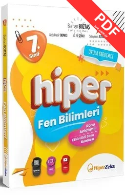 7. Sınıf Hiper Fen Bilimleri Konu Anlatımlı & Etkinlikli Soru Bankası PDF indir