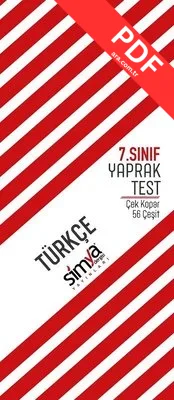 7. Sınıf Türkçe Çek Kopar Yaprak Test