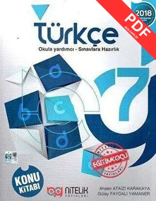 7. Sınıf Türkçe Konu Kitabı