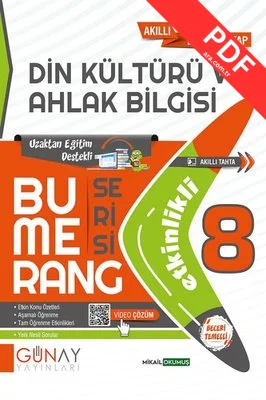 8. Sınıf Bumerang Etkinlikli Din Kültürü Ve Ahlak Bilgisi PDF indir