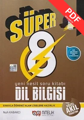 8. Sınıf Dil Bilgisi Süper Yeni Nesil Soru Kitabı