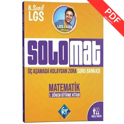 8. Sınıf LGS Solomat Matematik 1. Dönem Soru Bankası PDF indir