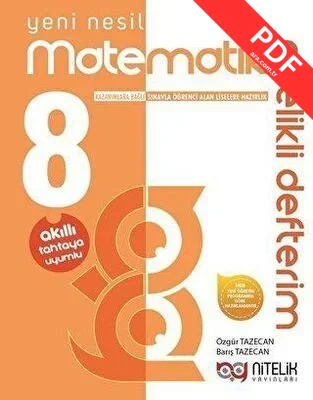 8. Sınıf Matematik Nitelikli Defterim