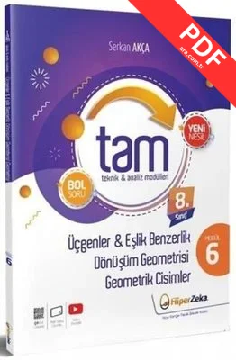 8. Sınıf Matematik TAM Teknik Analiz Modülleri 6 Üçgenler Eşlik Benzerlik Dönüşüm Geometrisi Geometr PDF indir