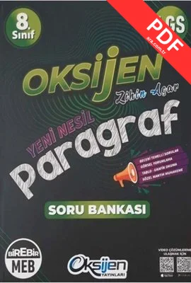 8. Sınıf Paragraf Soru Bankası PDF indir