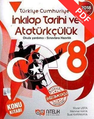 8. Sınıf T. C. İnkılap Tarihi ve Atatürkçülük Süper 20 Deneme Sınavı PDF indir