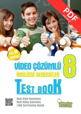 8. Sınıf Video Çözümlü İngilizce Denemeler Test Book PDF indir