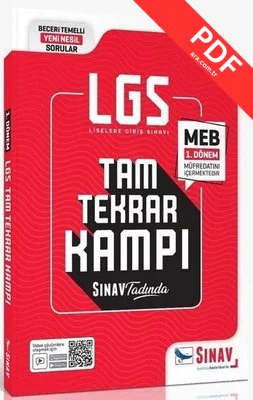 8.Sınıf LGS 1.Dönem Tam Tekrar Kamp