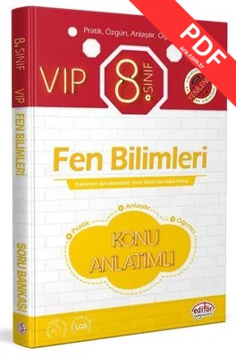 8.Sınıf VIP Fen Bilimleri Konu Anlatımlı