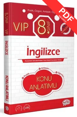 8.Sınıf VIP İngilizce Konu Anlatımlı