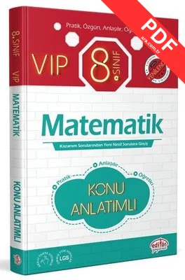 8.Sınıf VIP Matematik Konu Anlatımlı