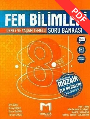 8.Sınıf Fen Bilimleri Soru Bankası Deney ve Yaşam Temelli