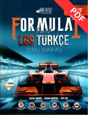 8.Sınıf LGS Türkçe Formula 1 Soru Bankası PDF indir