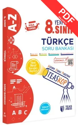 8.Sınıf Teaskop Türkçe Soru Bankası PDF indir
