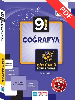 9.Sınıf Coğrafya Video Çözümlü Soru Bankası PDF indir