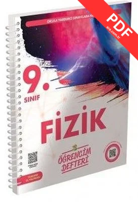 9.Sınıf Fizik Öğrencim Defteri PDF indir
