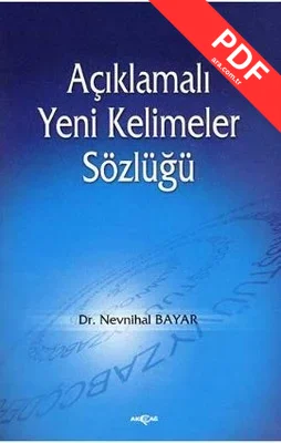 Açıklamalı Yeni Kelimeler Sözlüğü PDF indir